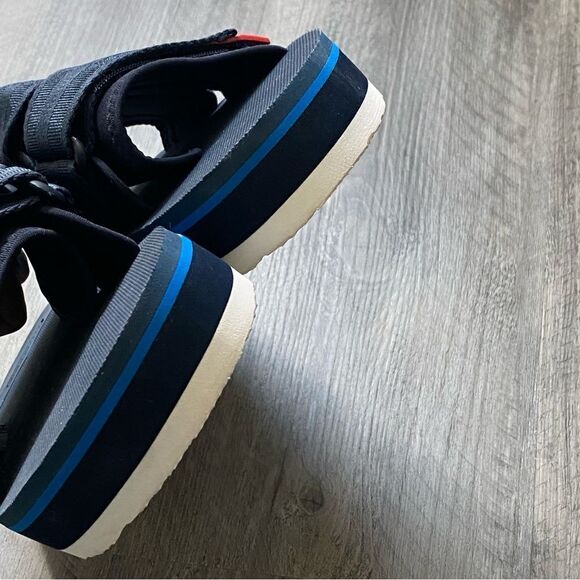 Hunter Sandals Original Beach Flatform Navy Women’s Men’s Unisex - Picture 7 of 10